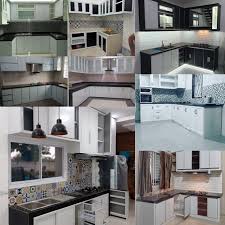 Pintu aluminium, kusen aluminium, kaca lengkung bogor, pintu upvc jakarta, pintu upvc. Kitchen Set Lemari Dapur Alumunium Aluminium Bogor Shopee Indonesia