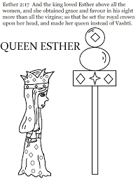 Queen Esther Sunday School Lesson Queen Esther Esther Bible Coloring Pages