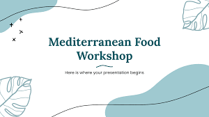 This is a sponsored post by freepik. Mediterranean Food Workshop Google Slides Ppt Template