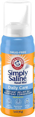 Using nasal sprays the correct way can take some . Simply Saline Daily Care Instant Relief For Everyday Congestion