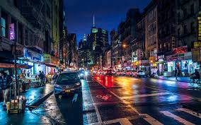 Papeis De Parede Chinatown Nova Iorque Cidade Rua Noite Eua 1920x1200 Hd Imagem