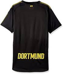 Their away threads are a stylish black, fading to grey in parts, with. Buy Puma Men S Bvb Borussia Dortmund Away Replica Shirt With Sponsor Logo At Amazon In