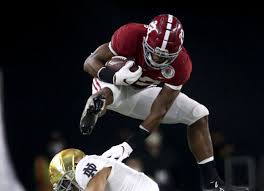 Harris had plenty of obstacles in front of him on the play, but that clearly didn't matter. Nick Saban Shares Hilarious Reaction To Najee Harris Incredible Hurdle In Win Over Notre Dame