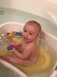 Bathing a baby for the first time is a big deal for most parents. Bathing Baby In Big Bath Online