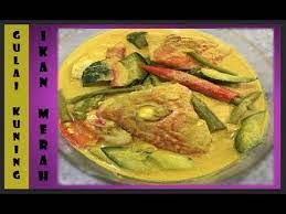 31.10.2019 gulai kuning ikan kembong & timun bendang. Resepi Ikan Merah Gulai Kuning Versi Kelantan Masak Lemak Ikan Merah Mesti Cuba Youtube