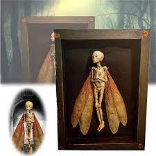 Cursed Items Dead Fairy Shadow Box Display Handmade Creepy Mummified Corpse  | eBay