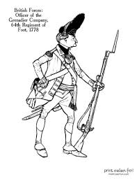 They are from the web! Revolutionary War Solder Coloring Pages 11 Historic Uniforms Coloring Guides Print Color Fun