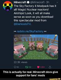 * fix acorns from being blacklisted by barrels, drums, storage, and more ore dictionary upgrade * blacklisted rustic cabinets from carryon due to issues when the cabinets were stacked Minecraft C Minecraft 3h V M The Sky Factory 4 Modpack Has It All Magic Nuclear Reactors Airships Look It Will All Make Sense As Soon As You Download Thi Memes