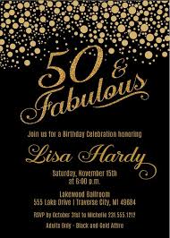 50th Birthday Black And Gold Invitations Pin On Adult Birthday Party Ideas