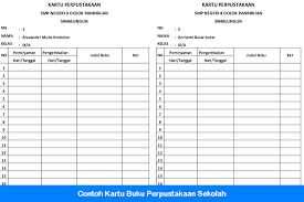 0 response to kartu peminjaman buku perpustakaan format microsoft excel post a comment. Contoh Kartu Buku Perpustakaan Sekolah Operator Sekolah