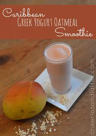 Caribbean Greek Yogurt Oatmeal Smoothie Greekyogurt Popsiclesrecipes Smoothierecipes Smoothies Oatmeal Smoothies Greek Yogurt Oatmeal Greek Yogurt Recipes