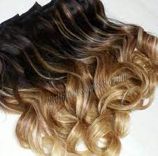 Bellami ombre hair extensions are the ultimate transformational look. 16 Inch Harmonious Ombre Clip In Remy Human Hair Extensions Three Tone Body Wave 9pcs