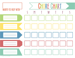 chore chart template clipart images gallery for free