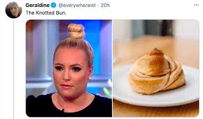 There is nothing we can say about meghan mccain's hypocrisy that her hair isn't already saying for us. Twitter Thread Shows Meghan Mccain S Hair As Desserts Let S Eat Cake