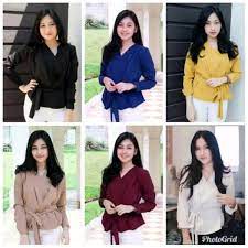 Kaos lengan panjang wanita modern belanja grosir kaos lengan panjang wanita modern secara online aman dan nyaman dari pusat grosir baju wan. Jual Baju Blouse Atasan Blouse Wanita Samantha Blouse Modern Kekinian Baju Tasan Wanita Di Lapak Millennia Fashion Bukalapak