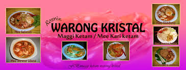 Bagi yang tinggal di kelantan mungkin sudah biasa. Maggi Ketam Warong Kristal Home Facebook
