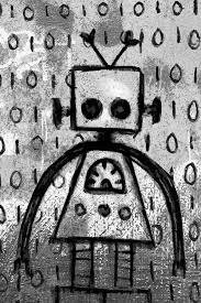 Robot Graffiti 4 Of 6 Digital Art By Roseanne Jones