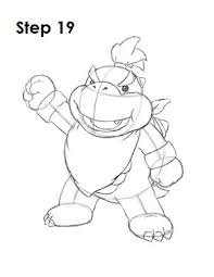 Have fun learning with drawing lessons for young and old. How To Draw Bowser Jr