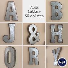 These pages and posts will provide you with endless affordable and simple ideas for your home! Extra Large Metal Letters Wall Decor Galvanized Metal Etsy Metal Wall Letters Metal Letter Wall Decor Metal Letters
