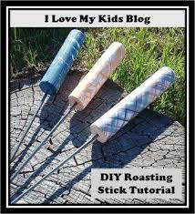 I got so excited about that fake fire i almost forgot about the stars of the show today. Diy Roasting Sticks Tutorial I Love My Kids Blog