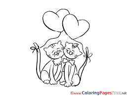 Just click on a design below to go to that design's page. Cats Love Printable Coloring Pages Valentine S Day