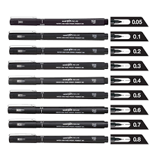 Unipin is the best way to buy game credits/game vouchers. Uni Pin Fineline Drawing Pens