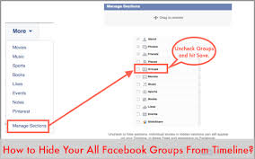 How To Hide Facebook Groups From Your Timeline Timeline Facebook Group Latest Facebook