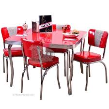 She even painted her old swing, vintage metal gliders, tables and chairs pink. Retro Dinette Set With Square Table Retro Kitchen Retro Kitchen Tables Antique Kitchen Table