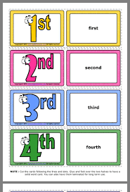 Pin By Tayyibahoosen On New Ordinal Numbers Ordinal Numbers Kindergarten Numbers Preschool