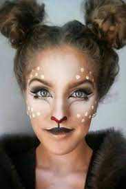 Cutest Deer Makeup And Hair Ever Halloween Costumes Makeup Deer Makeup Halloween Makeup