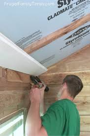 Install the crown of your choice once the shiplap has fully covered the ceiling. How To Install A Very Simple Shiplap Ceiling Frugal Family Times