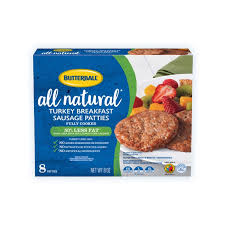 Butterball turkey sausage ly $1 75 at publix. Butterball All Natural Fully Cooked Breakfast Sausage Patties 0 5 Lb Amazon Com Grocery Gourmet Food