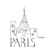 Black And White Signature Clipart City Sketch Paris Black And White Illustration Etsy City Sketch Black And White Illustration Inspirational Wall Art
