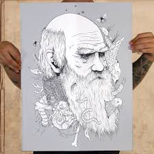 Charles Darwin Origin Of Species Print By Miles To Go Art Artwork Origin Of Species