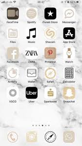Change App Icons Into Classy Elegant Icons Homescreen In Beige Black Iphone Photo App Iphone Wallpaper App Application Iphone