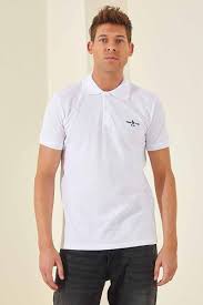 Beyaz Erkek Klasik Kisa Kol Dar Kesim Polo Yaka T Shirt 87787 1 Tommy Life 2020 Polo Klasik Kalcalar