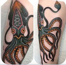 Image Result For Octopus Tattoo Traditional Squid Tattoo Traditional Tattoo Octopus Tattoo