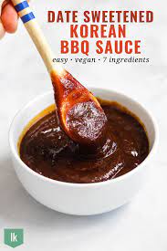 Korean Bbq Sauce Vegan Refined Sugar Free - Okonomi Kitchen Recipe Korean Bbq Sauce Bbq Sauce Korean Bbq