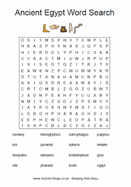 Ancient Egypt Word Search Ancient Egypt Ancient Egypt For Kids Ancient Egypt Lessons