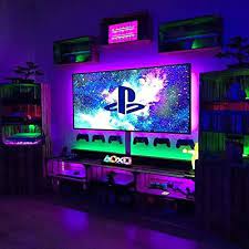 Ps Lcons Led Light 3 Lights Modes Game Room Accessories And Playstation Decor Lamp In 2021 Game Room Decor Video Game Rooms Game Room Design