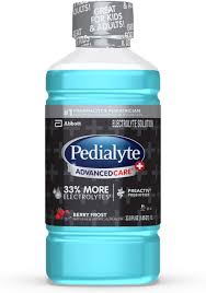 Amazon Com Pedialyte Advancedcare Plus Electrolyte Drink 1 Liter 4 Count With 33 More Electrolytes Has Preactiv Prebiotics Berry Frost Health Personal Care