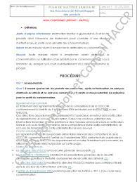 Pas besoin d'identifiant, le site est en accès direct ! Fiche Pms Haccp D2 Procedure De Retrait Rappel Des Produits Cleta Formation Et Conseil Haccp