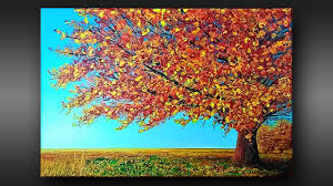 Tutorial de dibujo de un arbol para niños. Como Pintar Paisaje Con Acrilicos Paso A Paso Facil Rapido Y Bonito Arbol Otonal Youtube Como Pintar Paisajes Pintura De Jardin Pinturas Simples
