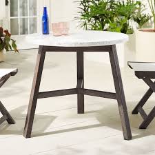 Woven rattan placemats | west elm. Mosaic Outdoor Bistro Table Terrazzo