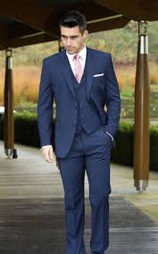 Blauer Anzug Mit Passender Weste Anzug Blauer Passender Weste Brautigam Anzug Blue Suit Wedding Wedding Suits Men Blue Navy Suit Wedding