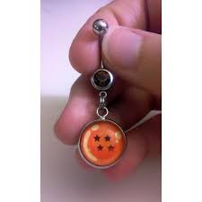 You're at the right spot, shop our dragon ball z jewelry, and feed your collection! Dragon Ball Z 4 Star Ball Bellybutton Ring Body Jewelry Belly Button Ring Goku Video Game Jewelry Body Jewelry Jewelry