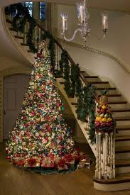 Bayou Bend Museum Of Fine Arts Houston Texas Christmas Staircase Beautiful Christmas Trees Christmas Tree Decorations