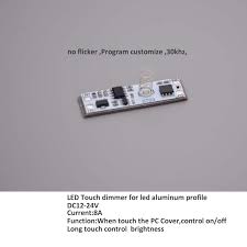 I have 6 led lights that total to about 78 watts. No Flicker Touch Switch Dimmer For Led Cabinet Light Switch Dimmer Dimmer For Ledtouch Switch Dimmer Aliexpress
