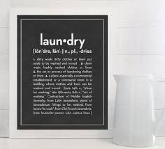 Definition Of Laundry Print Define Meaning History Etsy Laundry Symbols Laundry Signs Chalkboard Print