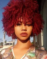 Caringfornaturalhair For All Things Natural Hair Care Naturalhair Natural Hair Styles Dyed Natural Hair Curly Hair Styles